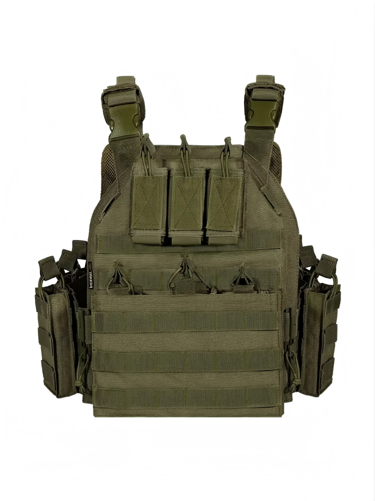 Quick Release Tactical Vest, MOLLE Plate Carrier for Outdoor Shooting