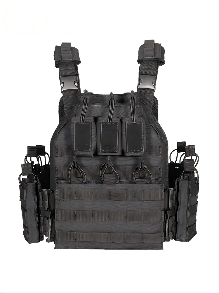 Quick Release Tactical Vest, MOLLE Plate Carrier for Outdoor Shooting