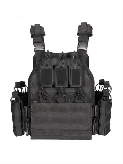Quick Release Tactical Vest, MOLLE Plate Carrier for Outdoor Shooting
