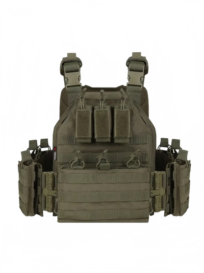 Quick Release Tactical Vest, MOLLE Plate Carrier for Outdoor Shooting